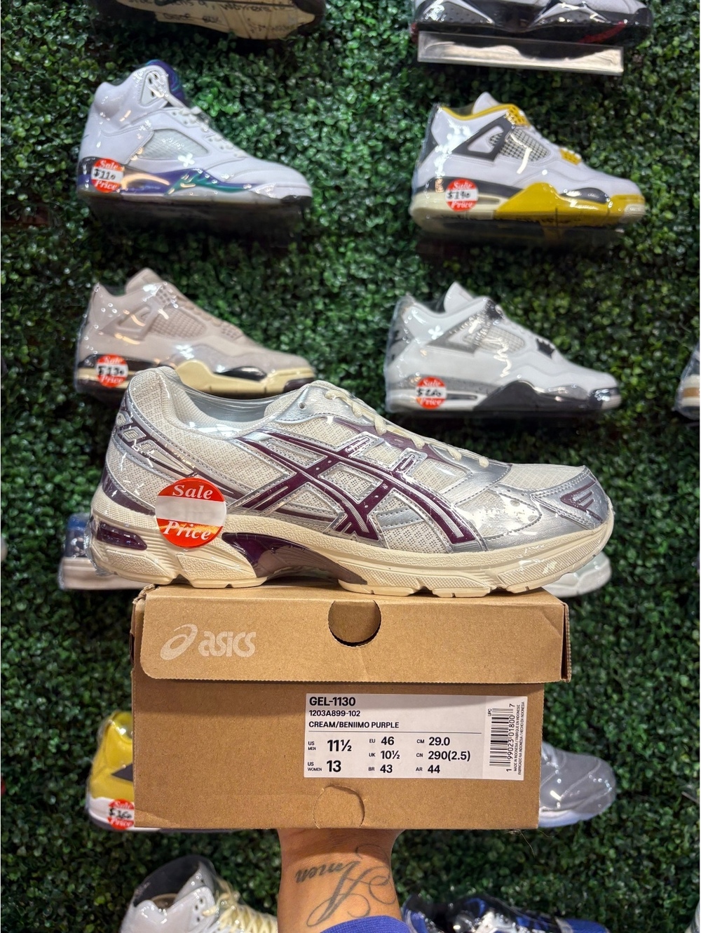Asics Gel-1130 “Cream Purple” Men’s 11.5